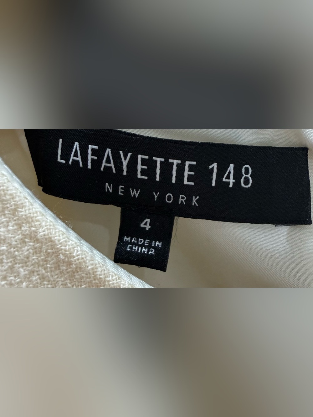 Lafayette 148 New York wool dress, size 4 - Picture 3 of 3
